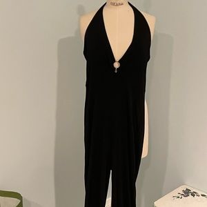 Escada women’s backless wide leg jumpsuit size 40